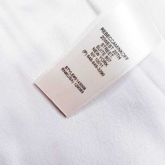 Rebecca Minkoff Malbec Lamb Leather Embordered Floral Mini skirt‎ Size 4 - Picture 8 of 10